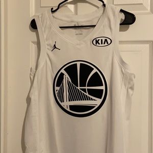 Durant warriors all star jersey